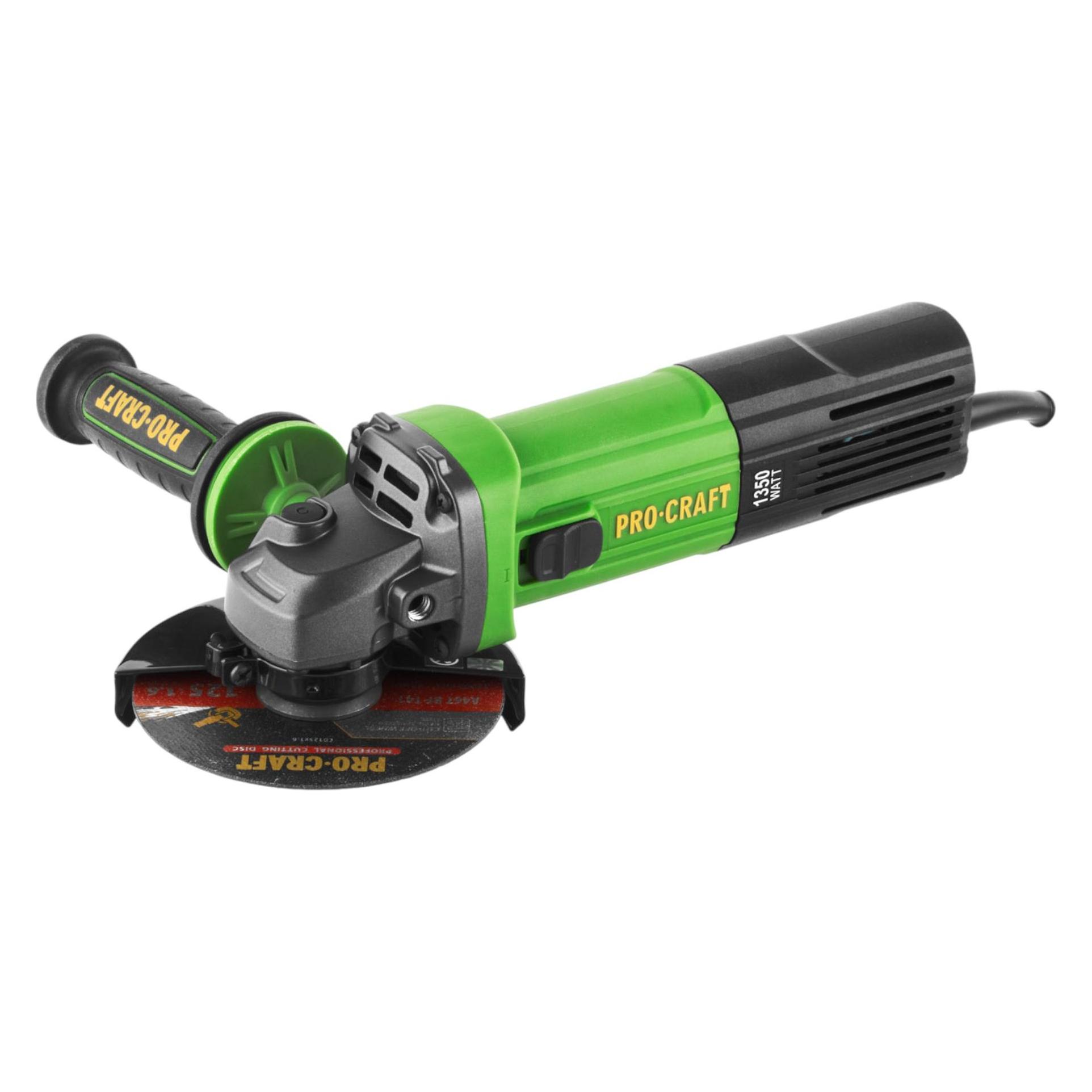 Procraft PW2400ES Winkelschleifer 1350 Watt 125 mm (125 mm) (PW2400ES)