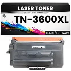 XL Toner TN-3600XL für Brother kompatibel Schwarz TN3600XL wie Original HL-L5210DN/5210DW/5215DN/6210DW/6410DN/6415DN DCP-L5510DW MFC-EX910