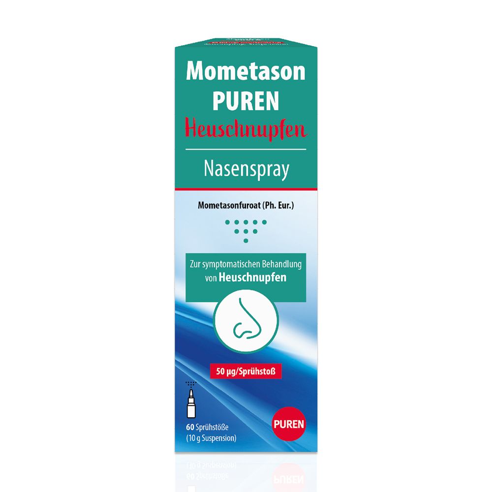 Mometason Puren Heuschnupfenspray 50µg/Sprühst.60 10 g Nasenspray