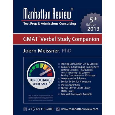 Manhattan Review GMAT Verbal Study Companion [5th Edition], Taschenbuch von Joern Meissner,Manhattan Review, Manhattan Review, Inc., 978-1-62926-016-7