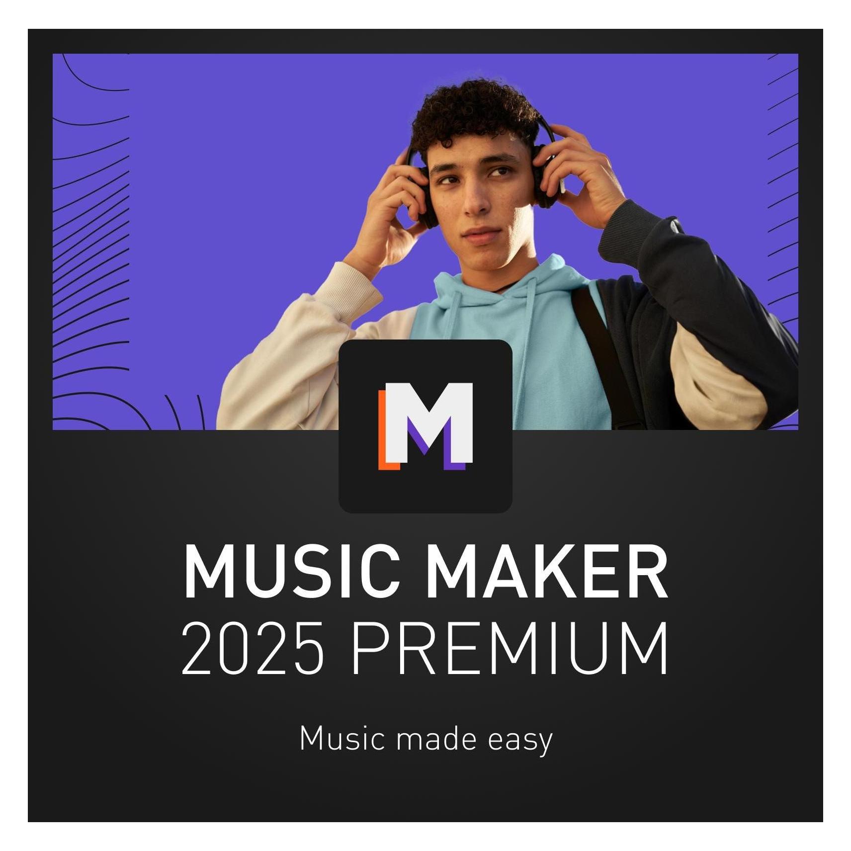 Magix Music Maker 2025 Premium Download Code (1 User, 1 Geräte/User, unbegrenzt) (639191550997)