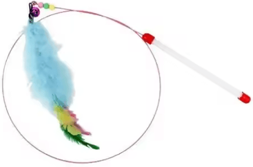 Inspire Picks Telescopic Carbon Fiber Cat Wand Toy With Feather Teaser bu