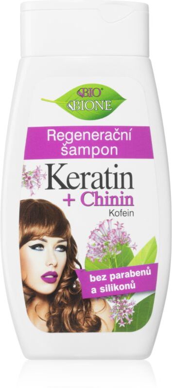 Bione Cosmetics Keratin + Chinin shampoing régénérant 260 ml