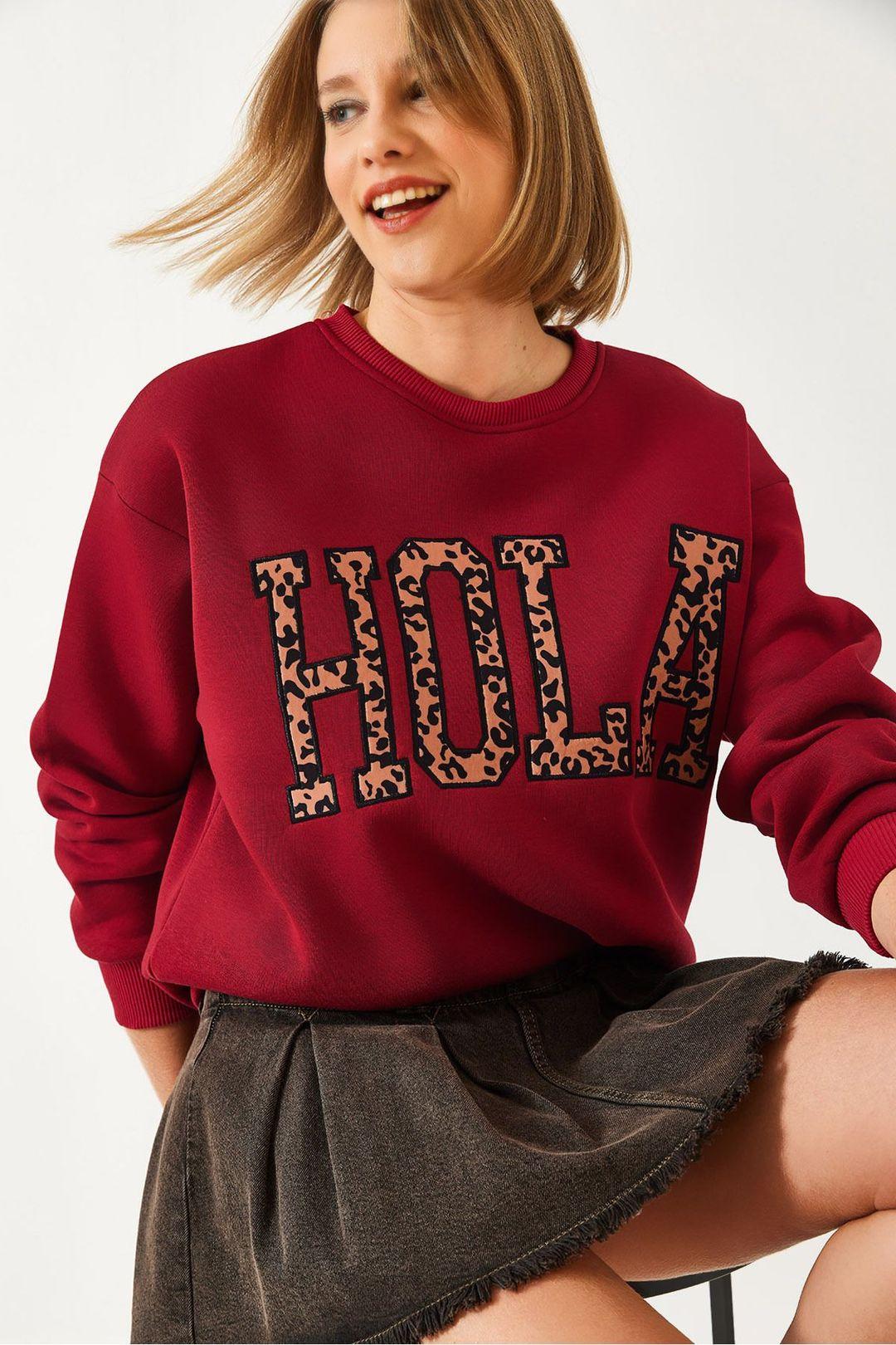 Geborduurde Logo Round Neck Sweatshirt