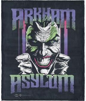Warner Bros. DC Arkham Asylum Silk Touch Throw Blanket 50x60 Inches by THE NORTHWEST GROUP in Dc Arkham (Size OS)