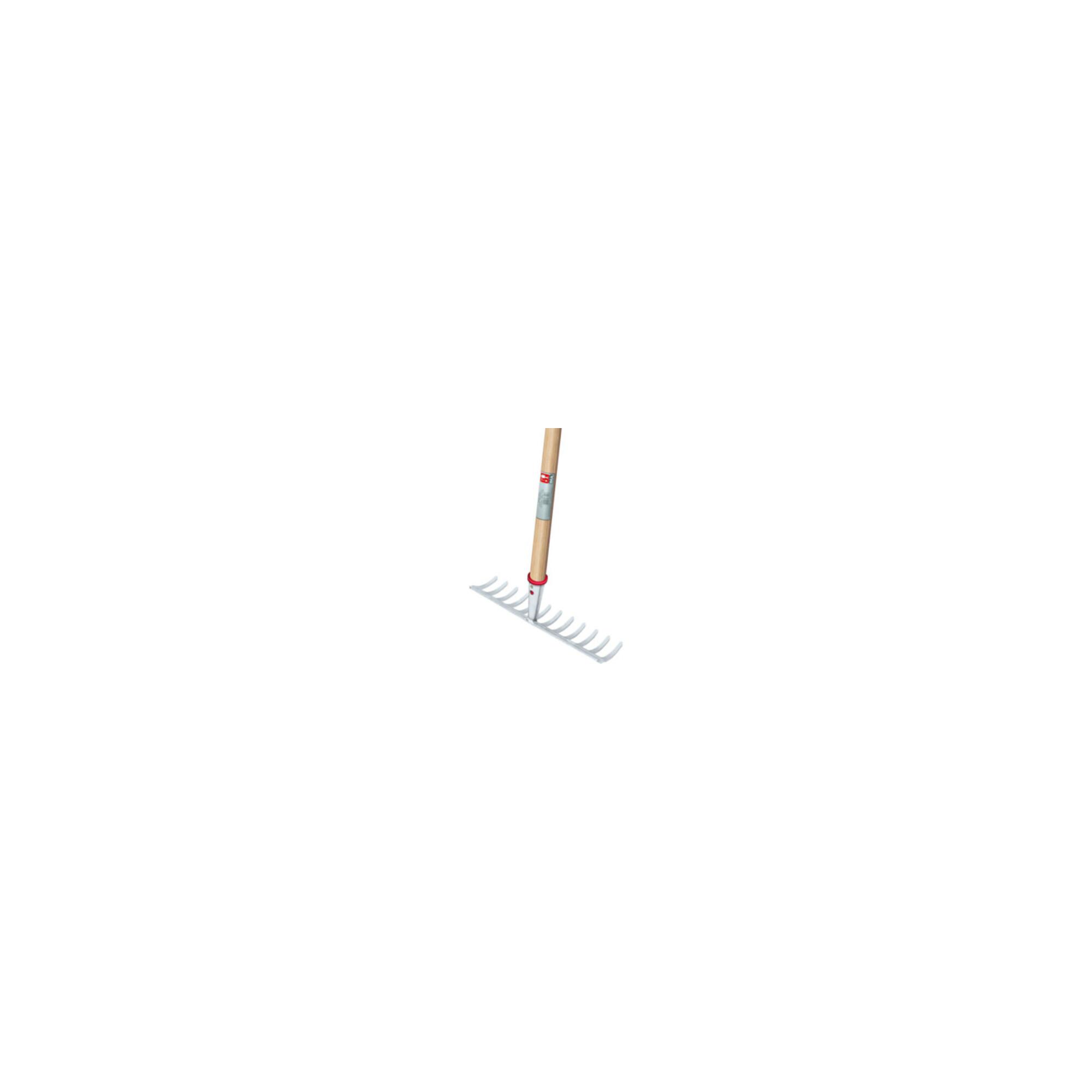 Gartenrechen Arbeits-B.428mm 16 Zinken m.konischer Dülle,o.Stiel IDEAL (66401600)