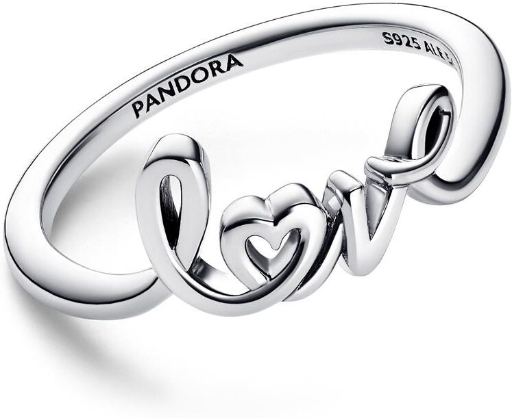 PANDORA Love Ring für Damen aus 925er Silber, Moments silber