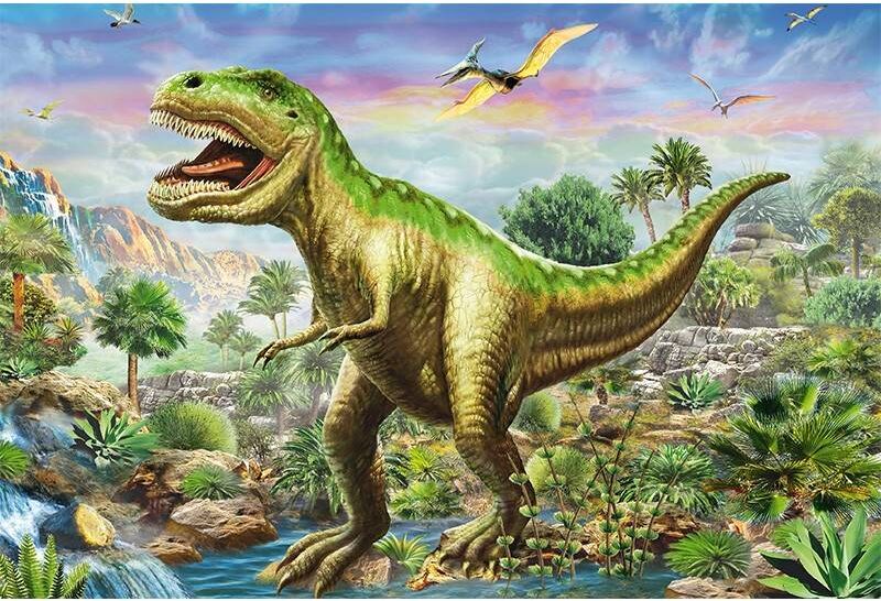 Schmidt Puzzles - Aventure avec les dinosaures - 3 x 48 pcs