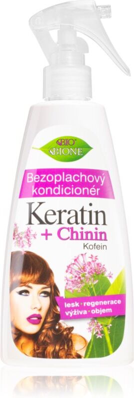 Bione Cosmetics Keratin + Chinin après-shampoing sans rinçage 260 ml