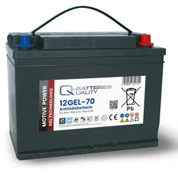 Q-Batteries 12GEL-70 Antriebsbatterie 12V 70Ah (5h), 75Ah (20h) 85Ah (C100)