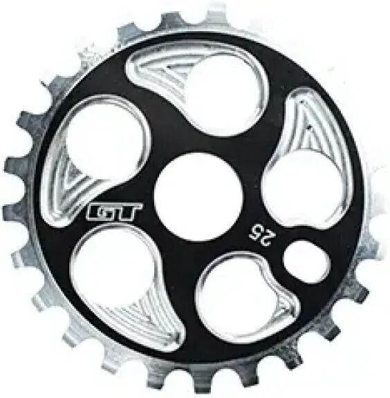 BMX Kettenblatt GT Overdrive CNC (Schwarz - 25T)