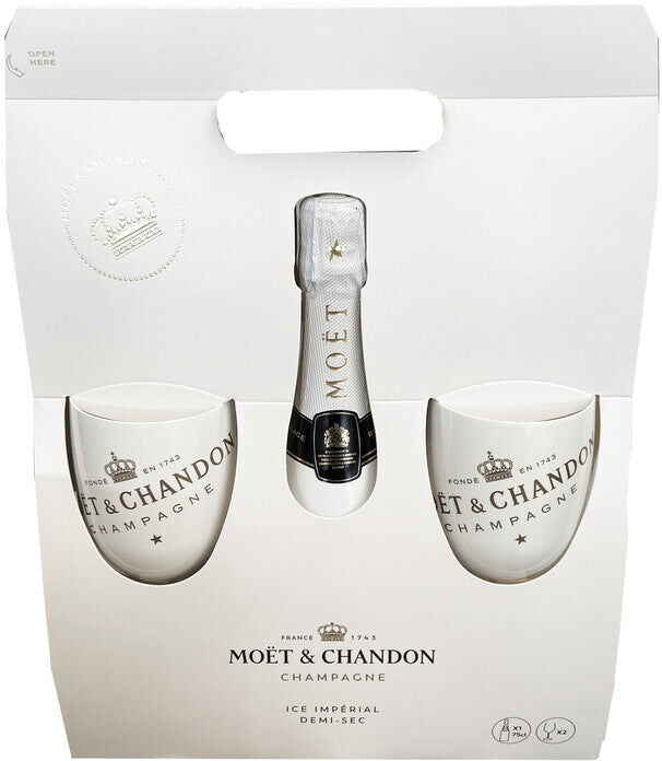 Moët & Chandon Glass Pack Champagne Demi Sec 'Ice Imperial'