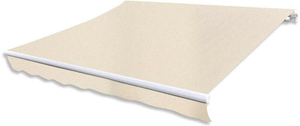 vidaXL Auvent pliable manuel 300 cm Crème