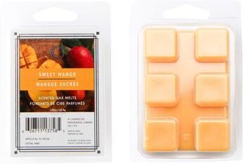 IH Casa Decor 6Pk Scented Wax Melts Sweet Mango 12/Disp - Set of 12