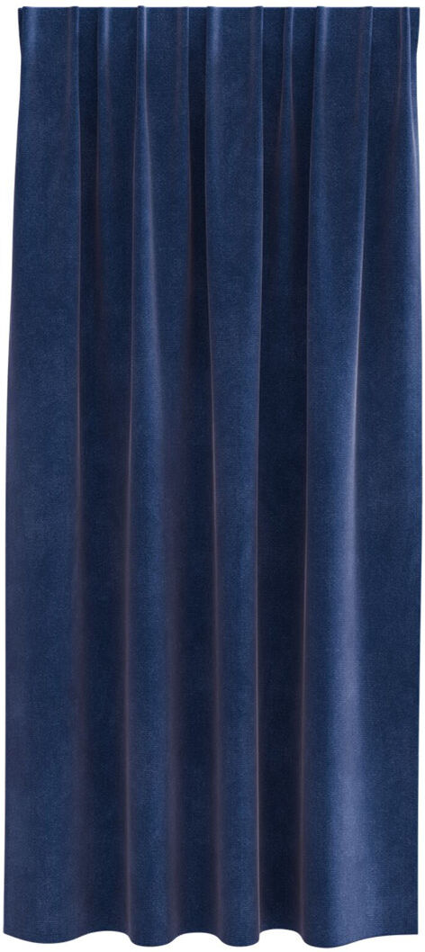 17 Stories Curtains Polyester 140Cm Sound-Absorbing Navy 140cm Width x 175cm Drop