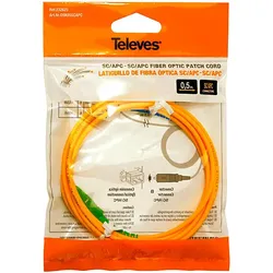 Televes Optisches Kabel 0,5mSC/APC OSK05SCAPC