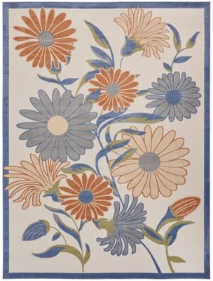 Nourison Aloha Indoor/Outdoor Floral Area Rug