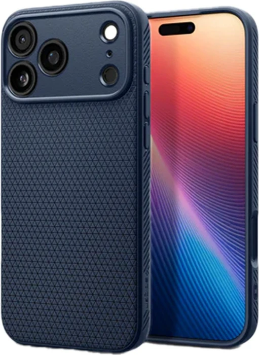 Spigen Liquid Air Navy Blue iPhone 17 Pro