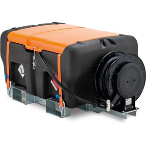 CEMO Tankanlage 12064 Premium, mobil, mit ADR-Zulassung, 330 Liter, 230V E-Pumpe & Schlauchaufroller, Benzin