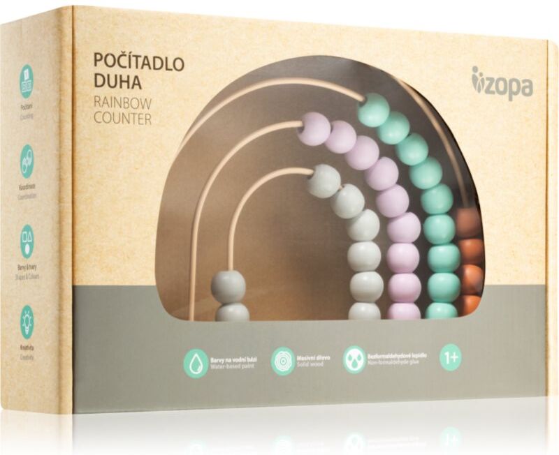 Zopa Counter abaque en bois Rainbow 1 pcs