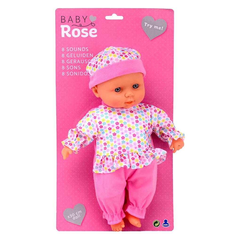 Baby Rose Baby Doll mit Sound (I98 GMN13918)
