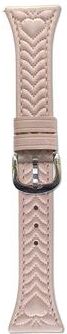 Everyday Crate Huawei Watch GT 5 46mm Leather Watch Band Heart Embossed 22mm Replacement Strap pink