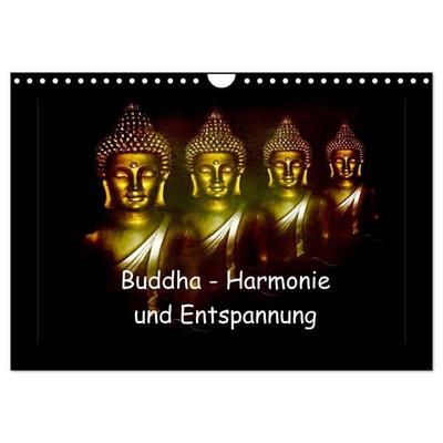 Buddha - Harmonie und Entspannung (Wandkalender 2027 DIN A4 quer), CALVENDO Monatskalender
