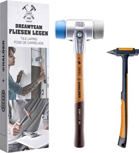 Halder Aktionsbox Dreamteam 3113s002 Hammer-Set weich 525g 125mm 2St.
