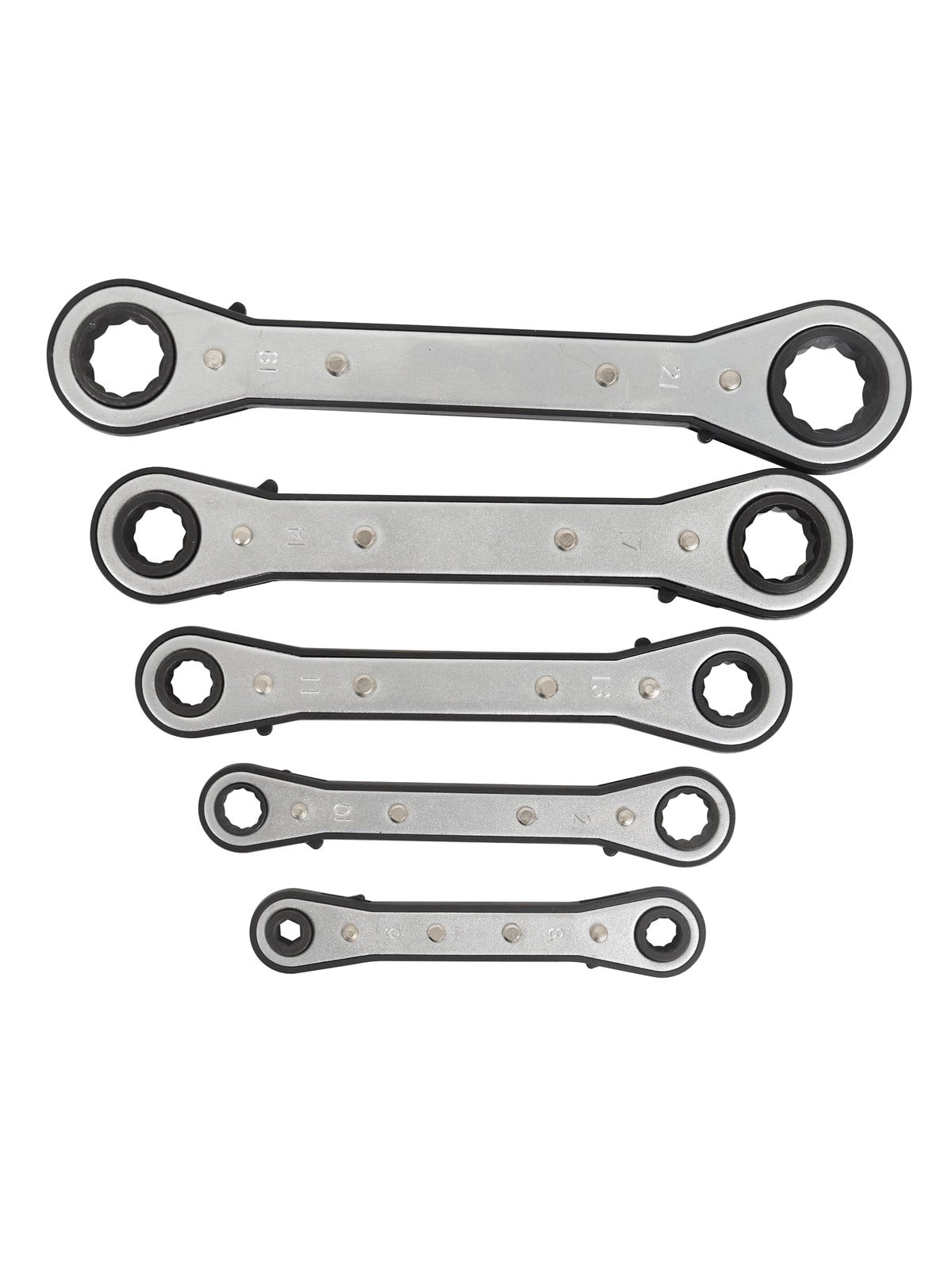 Boxer Combination wrench set with ratchet - double