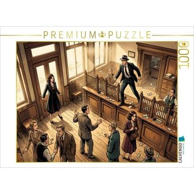 CALVENDO Puzzle Banküberfall als Wendepunkt | 1000 Teile Lege-Größe 64 × 48 cm Foto-Puzzle für glückliche Stunden