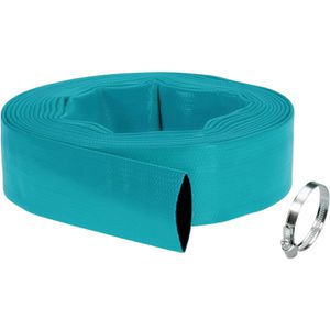 Gardena Flachschlauch 5005-20, mit Schlauchschelle, 1 1/2 Zoll (38mm) Ø, bis 15 bar, Länge 10m