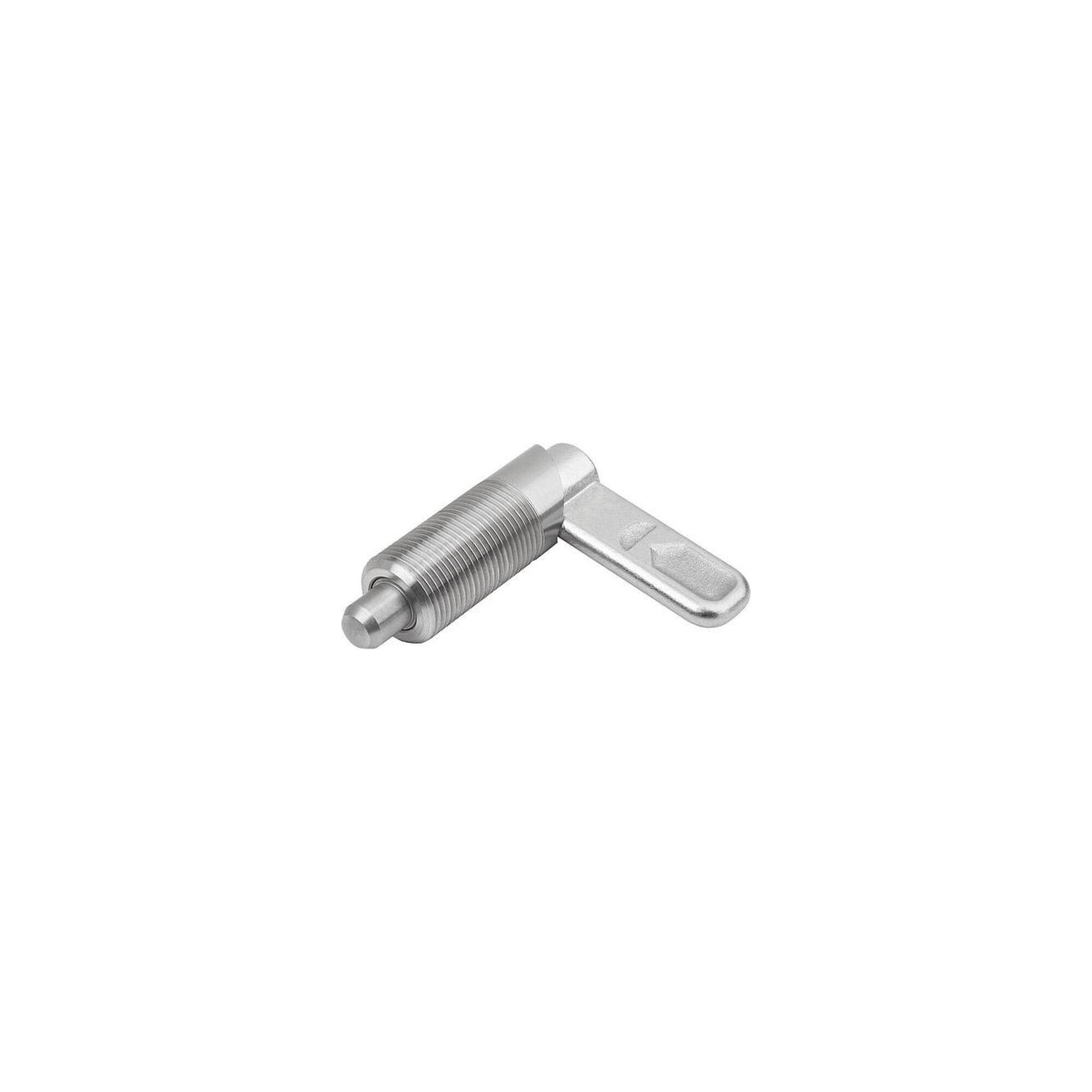 KIPP Sperrriegel M12x1,5 Ø6mm Form A Edelstahl blank (K1673.10406121)