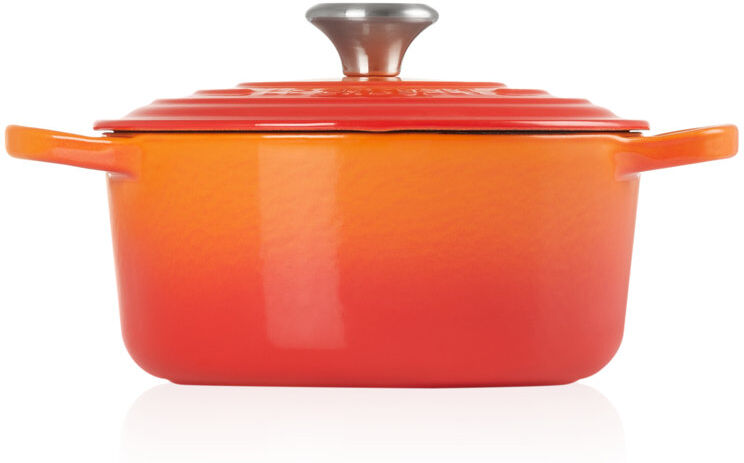 Le Creuset Cast Iron Round Casserole Volcanic 24cm / 4.2L