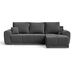 ECKSOFA Monti Anthrazit Rechts