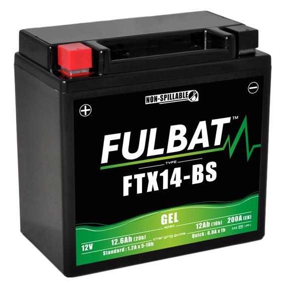 Fulbat FTX14-BS Gel (1 Stk., 12000 mAh) (550923)