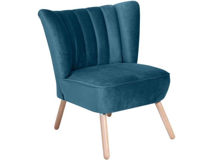 Max Winzer Sessel, Petrol, Holz, Buche, 70x80x66 cm, Goldenes M, Made in Germany, Wohnzimmer, Sessel, Sonstige Sessel