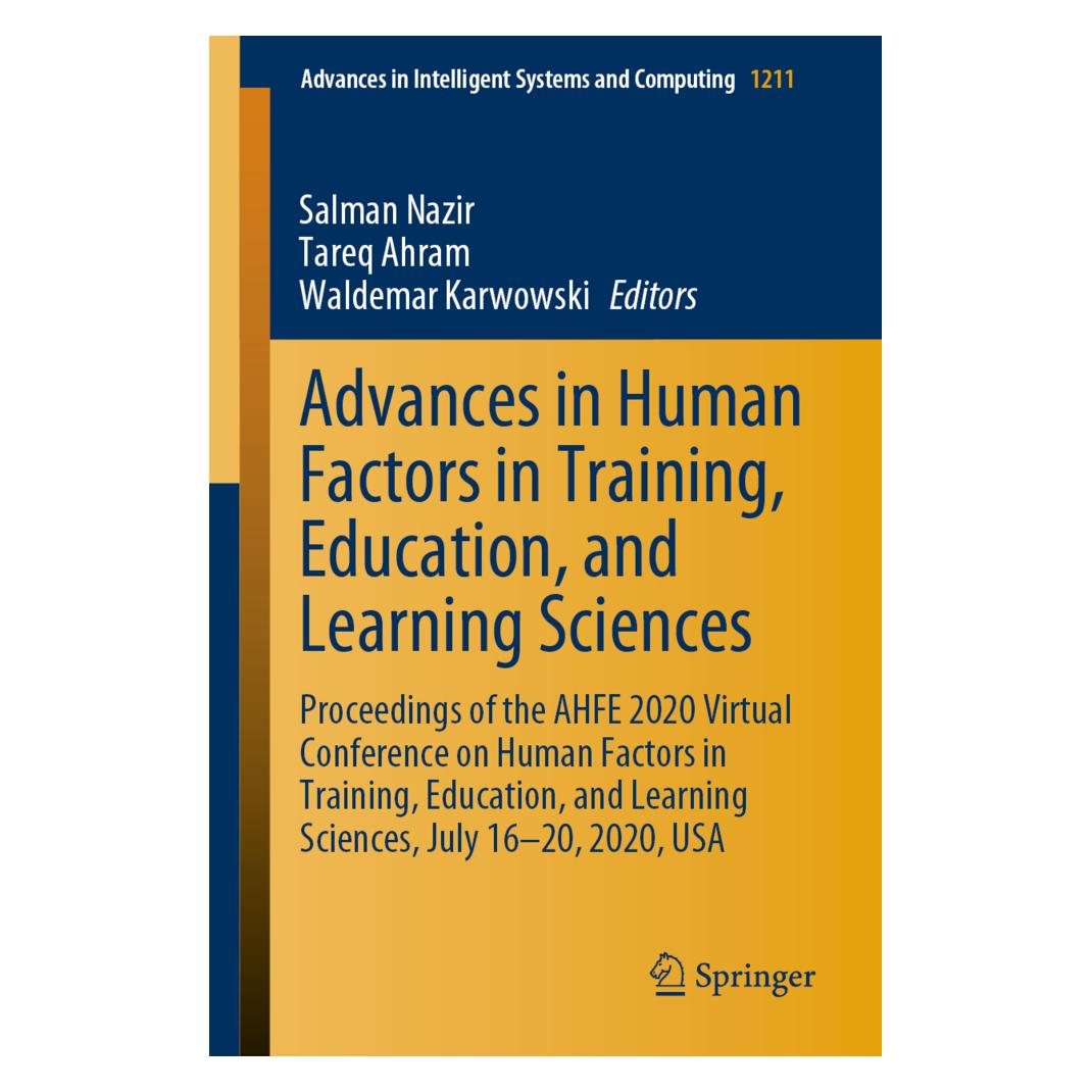 Springer Advances in Human Factors in Training, Education, and Learning Sciences (Englisch, Softcover, Salman Nazir, Tareq Ahram, Waldemar Karwowski) (56142137)