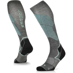 Lorpen, Unisex, Sportsocken, Pro Ski Touring (35 - 38), Grau