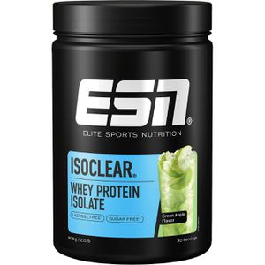 ESN Proteinpulver ISOCLEAR Whey Isolate, 908g, 23g Protein je Portion (30g), Green Apple