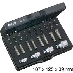 Hazet 1557-Satz 1557/32 Bit-Set 32teilig Innen-TORX