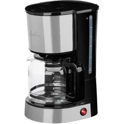 Jata JECA1512, Filterkaffeemaschine, Silber, Transparent, Schwarz