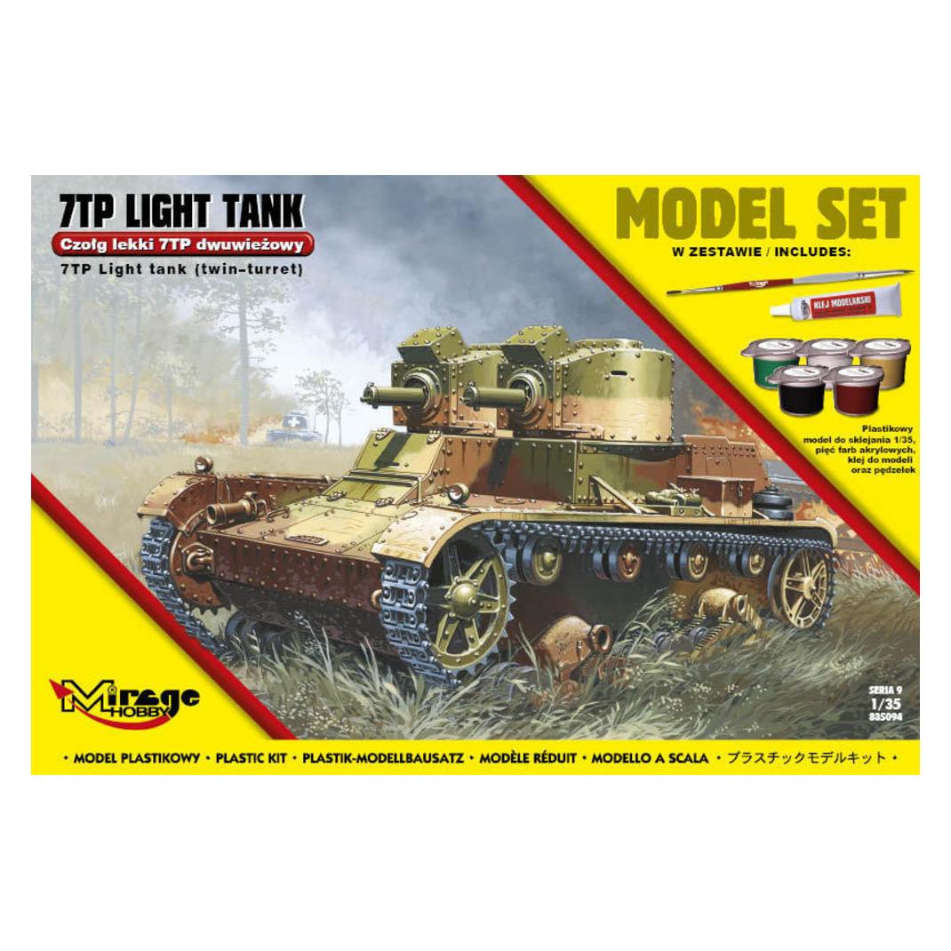 Mirage Hobby 7TP Light Tank "Twin Turret"(Model Set) (835094)