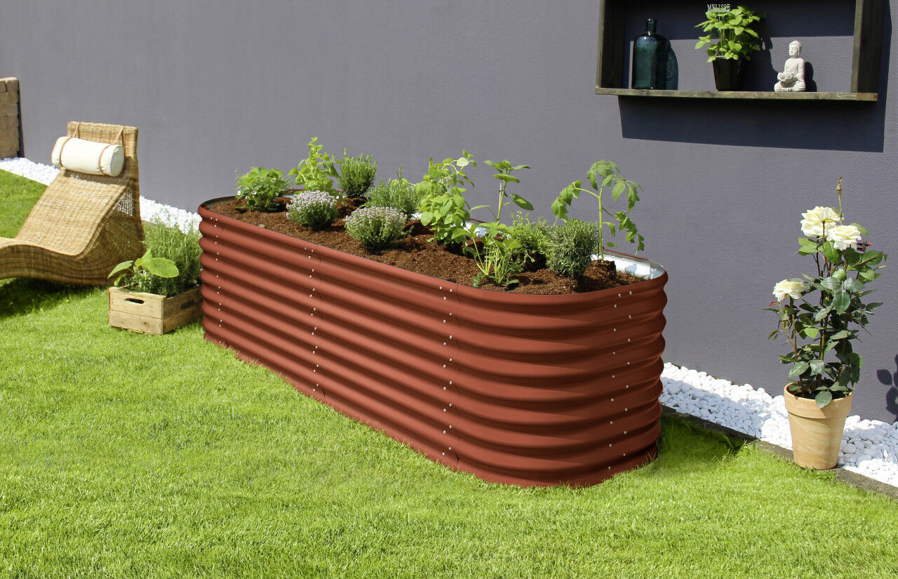 Vitavia Erweiterung Stretched zu Hochbeet 630 80 x 63 cm rubin