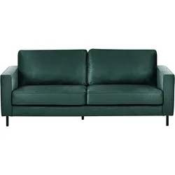 3-SITZER-SOFA Samtstoff Dunkelgrün Savalen