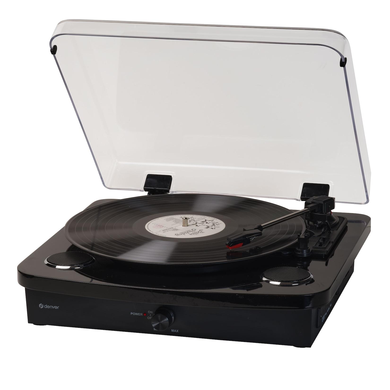 Denver VPL-230 Plattenspieler– Lautsprecher und Bluetooth, schwarz