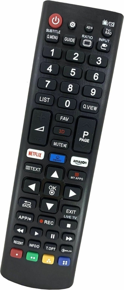 BELIFE Vervangingsafstandsbediening voor LG TV, model AKB75375608