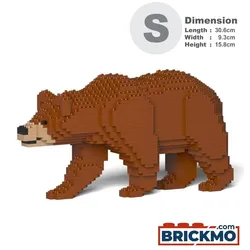 JEKCA Bricks Brown Bear 01 ST19ML20
