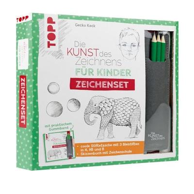 Die Kunst des Zeichnens für Kinder Zeichenset, Taschenbuch von Gecko Keck, Frechverlag GmbH, 978-3-7724-7188-9