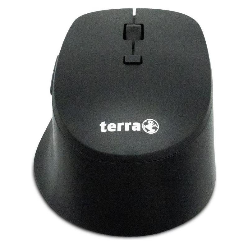 Wortmann Mysz Terra TERRA Mouse 4000 Wireless Silent USB black 6-Tasten Maus, für Rechtshänder (Kabellos) (2920558)