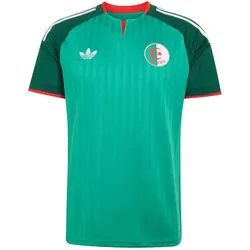 adidas FAF Algerien Auswärtstrikot WM 2026 Herren JN4456 - court green M
